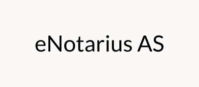 eNotarius AS logo
